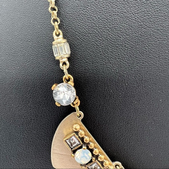 Express Goldtone Rhinestones Necklace - Picture 3 of 5